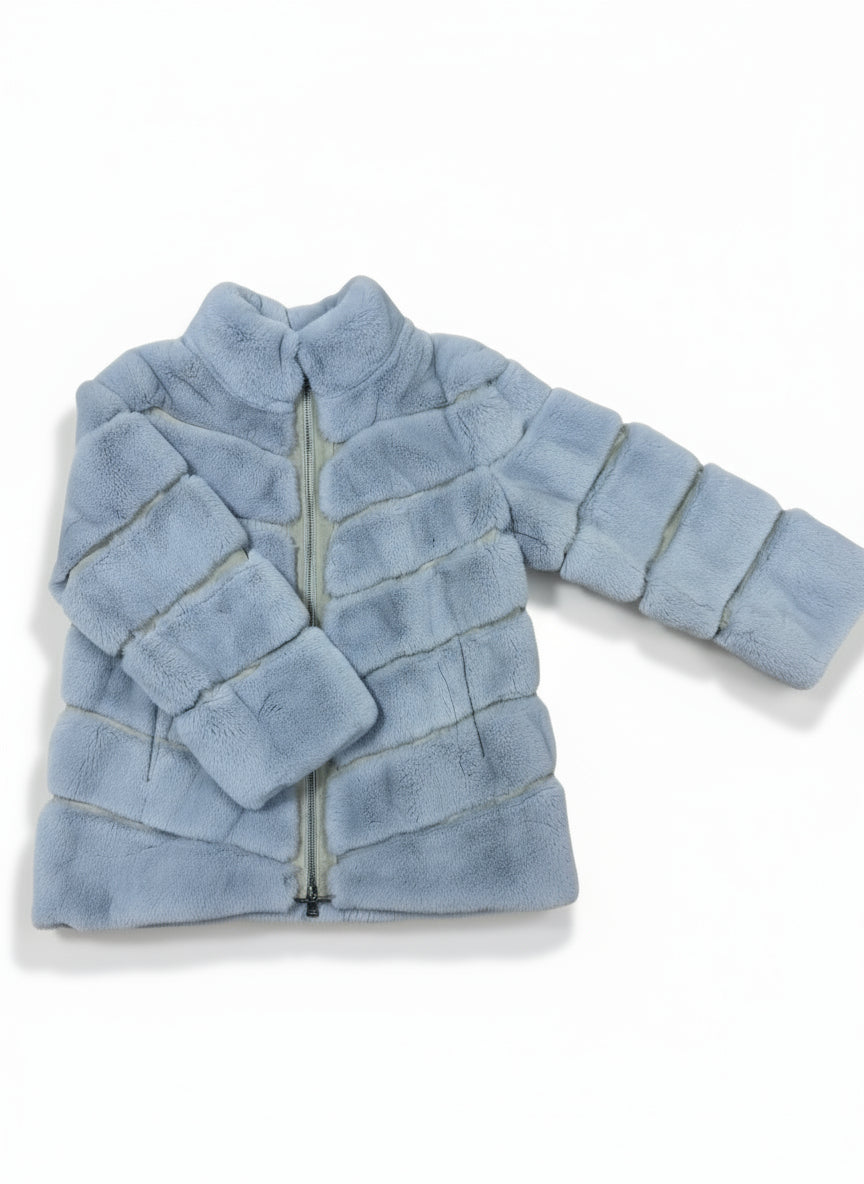 Icy Haze Fur Zip-Up